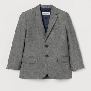 Boy’s H&M Marled Grey Textured Blazer Jacket (2-3 Y)